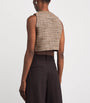 Sandro Paris Brown Tweed Vest