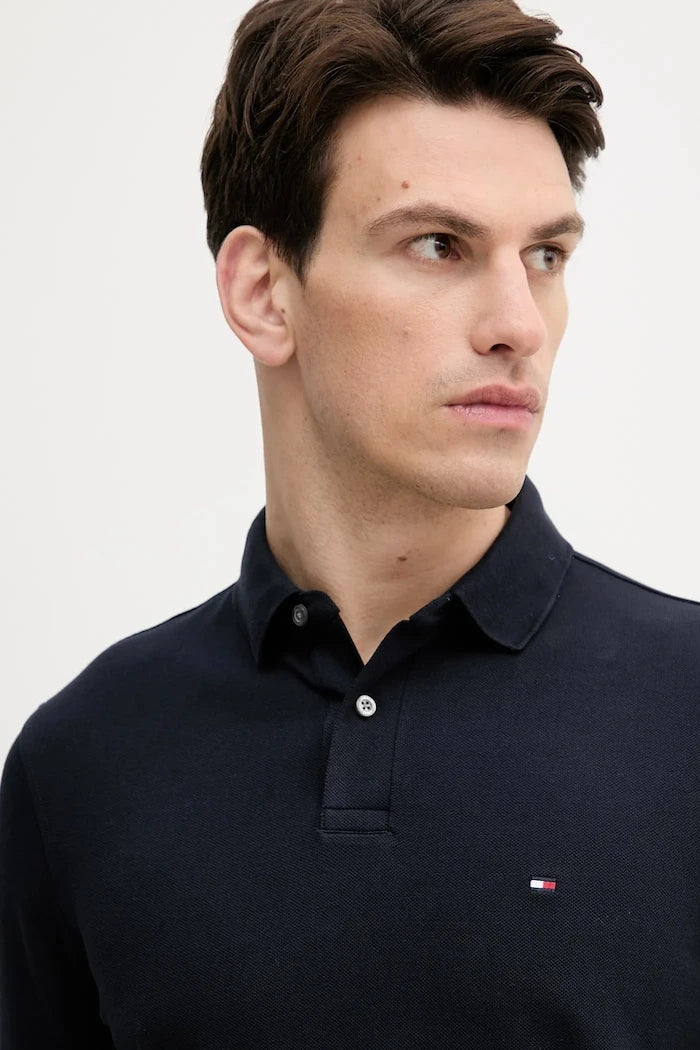 Tommy Hilfiger uzun kollu erkek pamuklu bluz