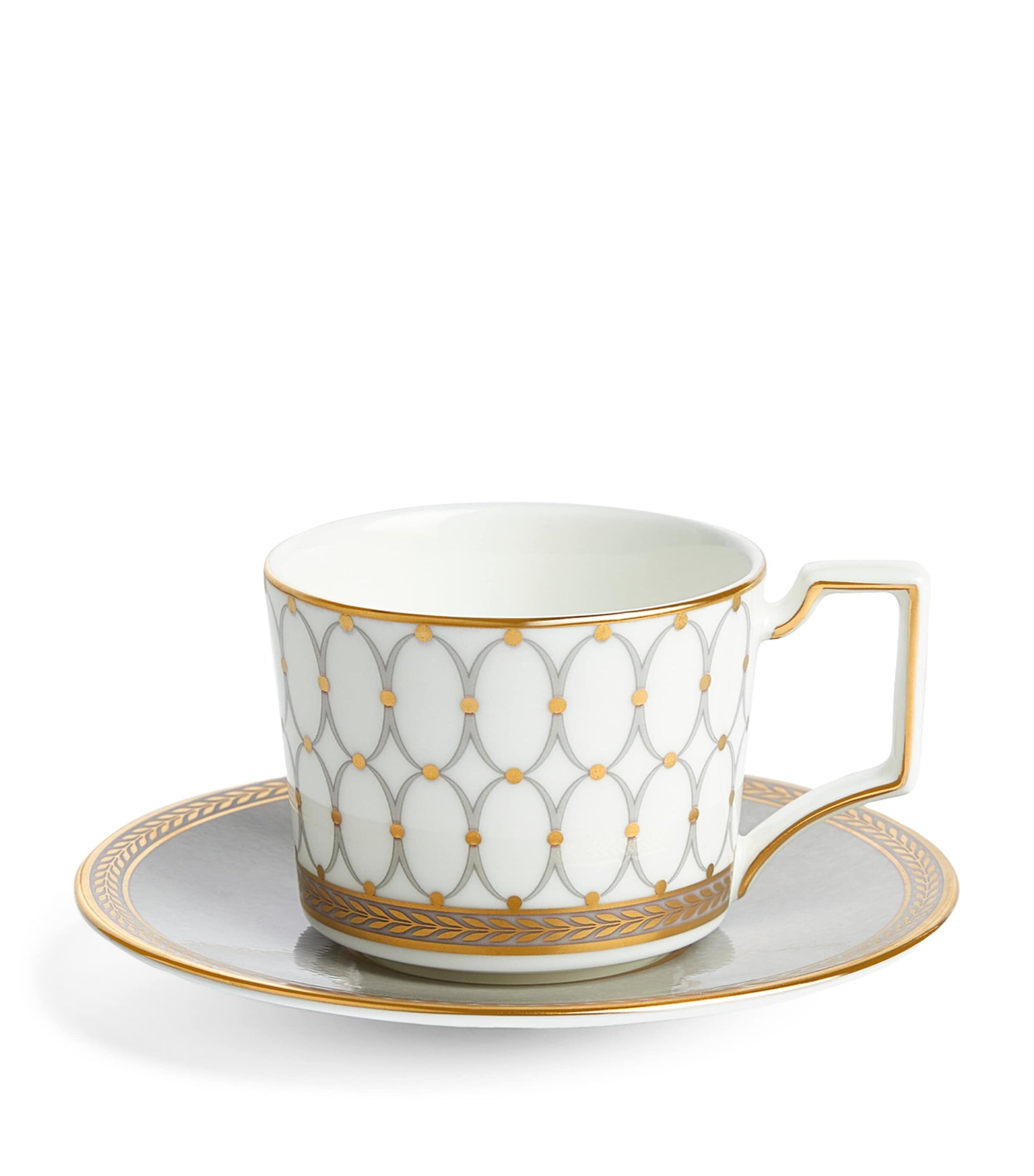 Renaissance Grey Coffee Cup & Saucer (70ml)
