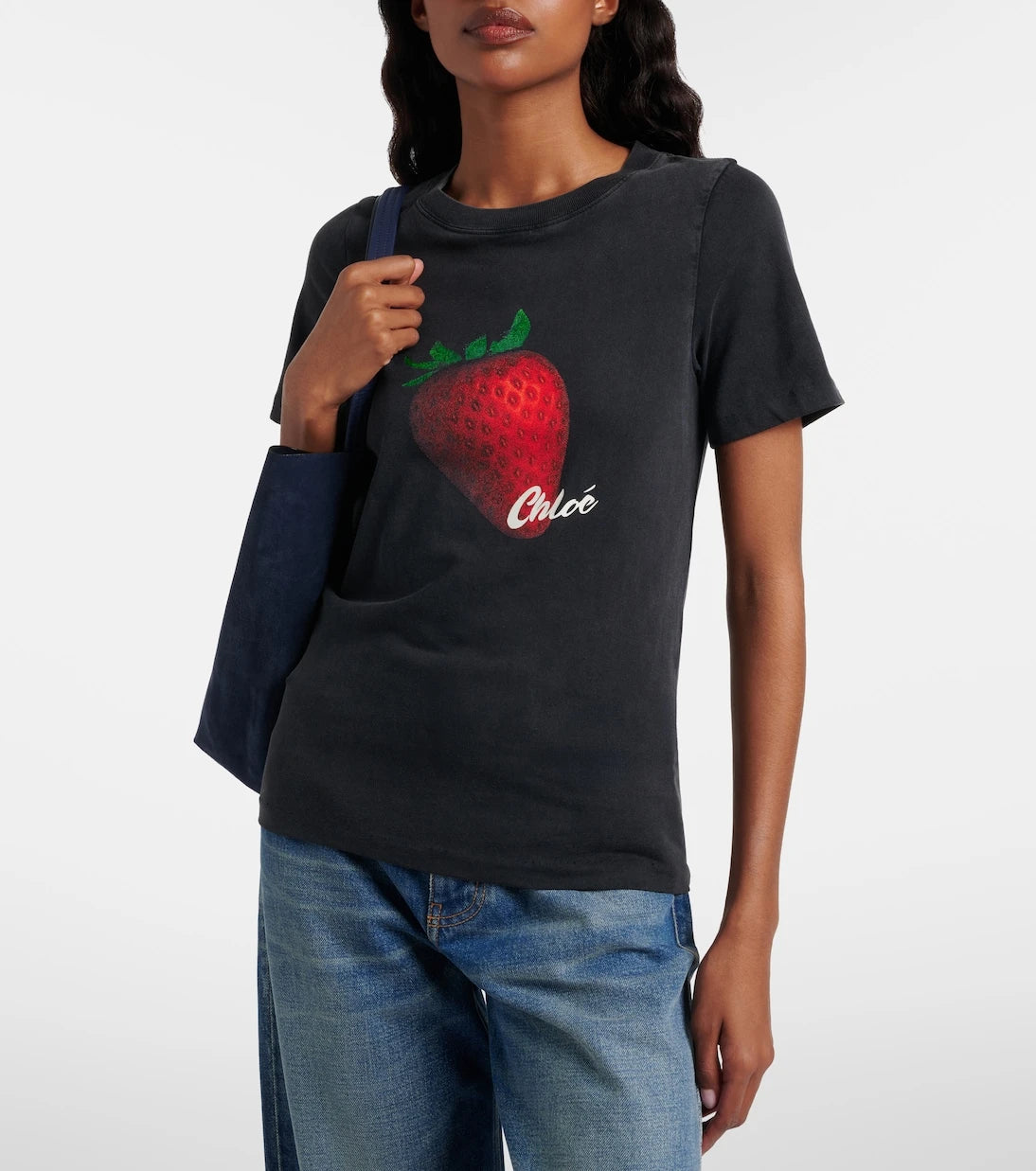 Chloé - Printed cotton jersey T-shirt