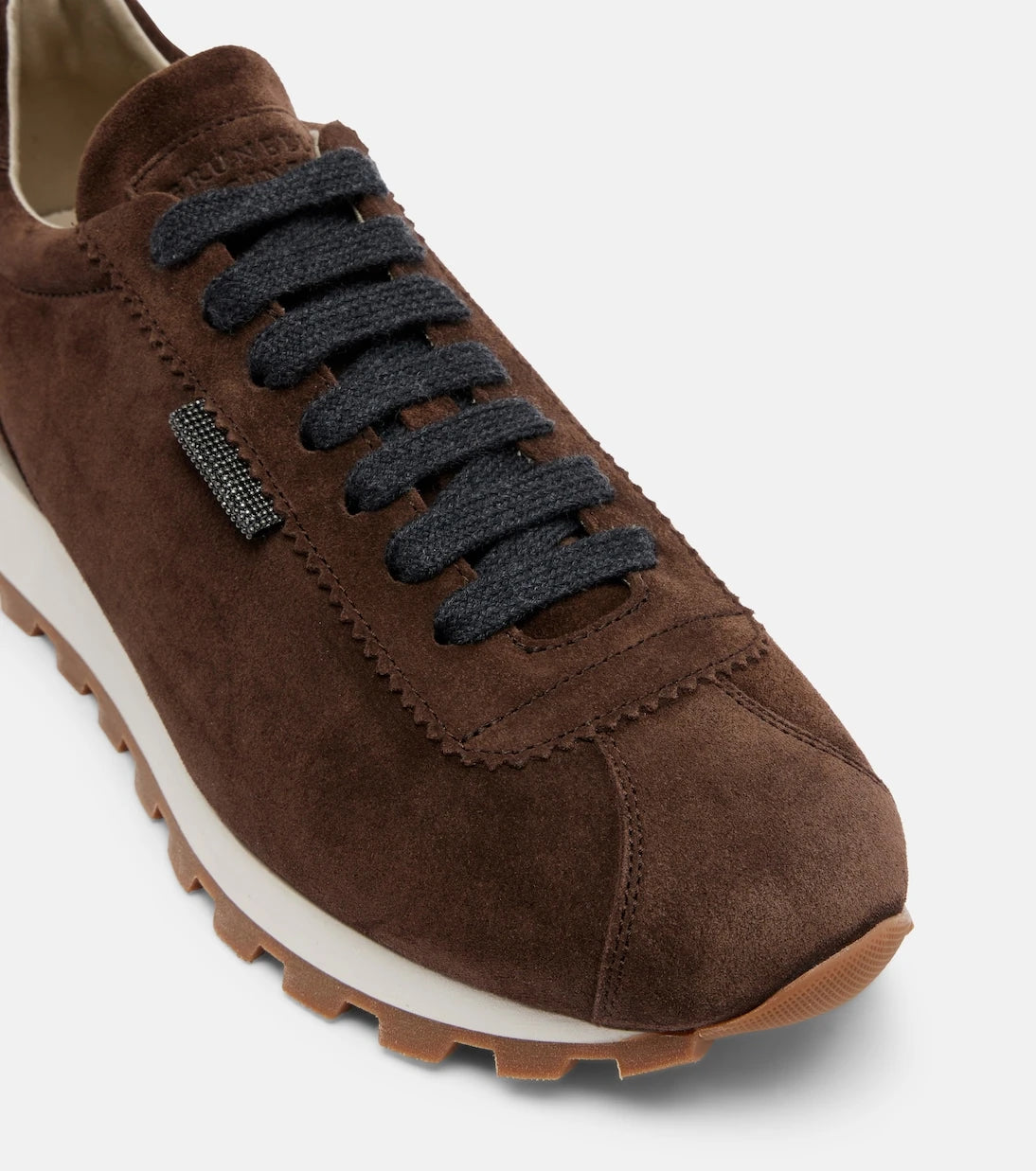 Brunello Cucinelli - Monili suede sneakers