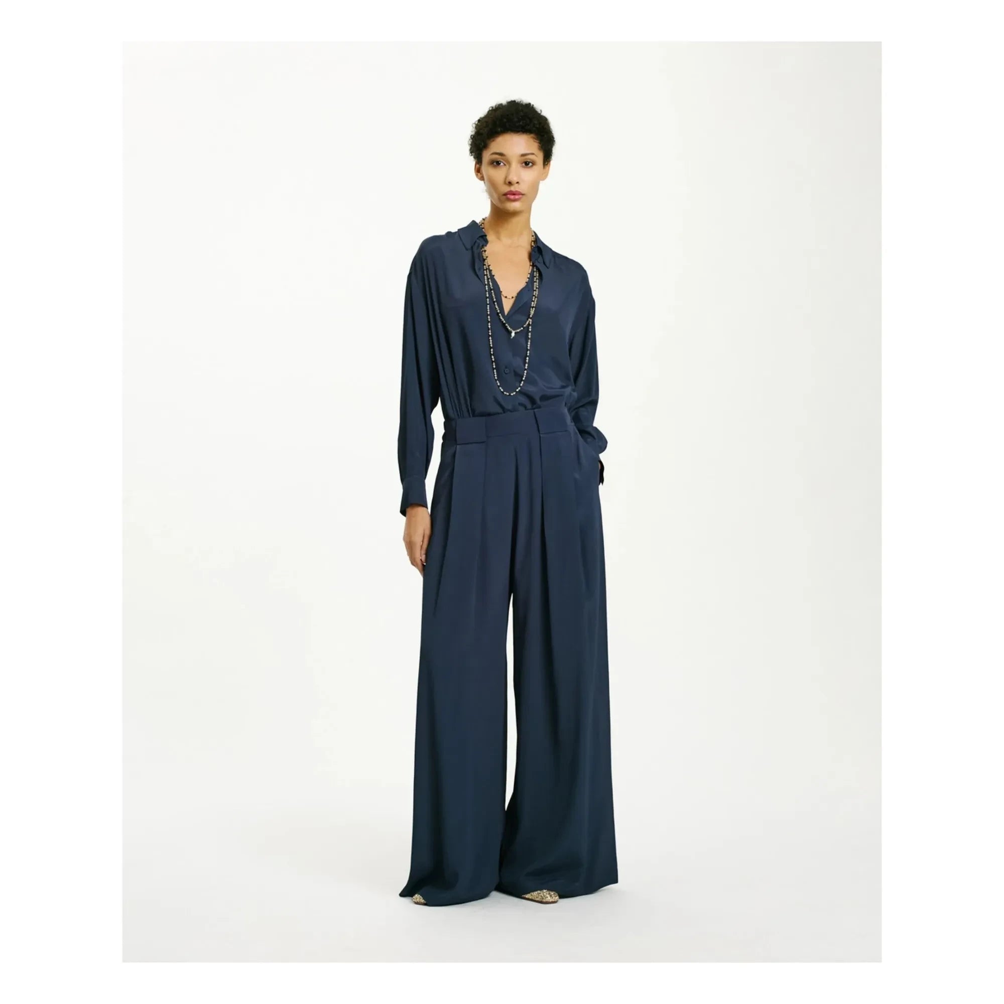 Momoni - Aspen pants | Midnight blue
