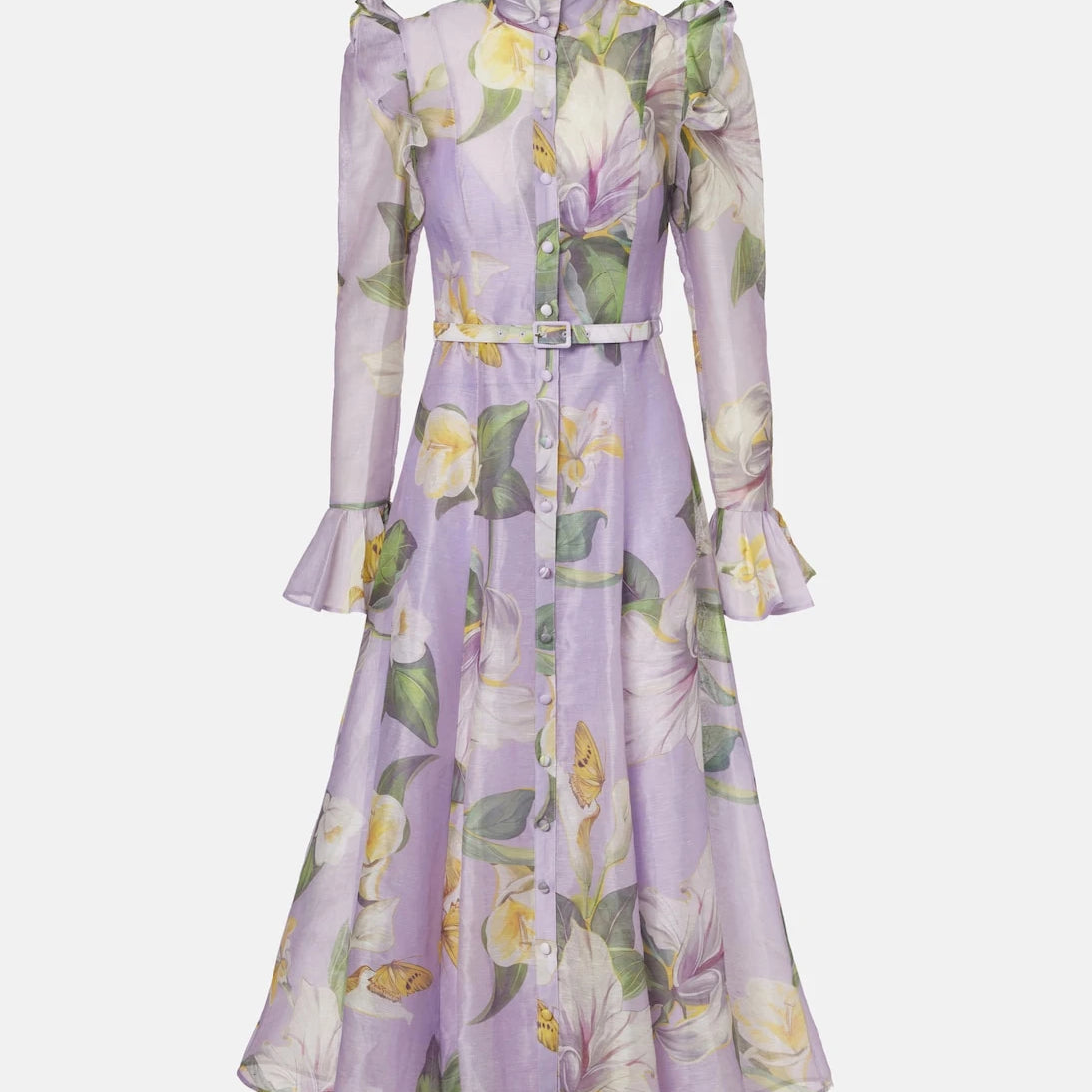 Leo Lin - Katrina linen-blend shirt dress
