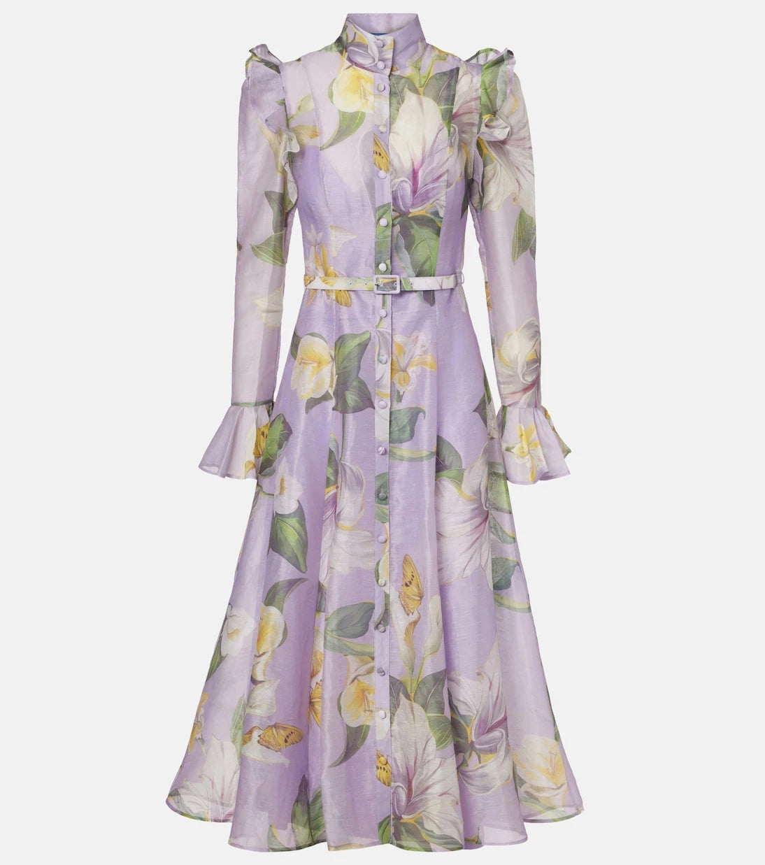 Leo Lin - Katrina linen-blend shirt dress