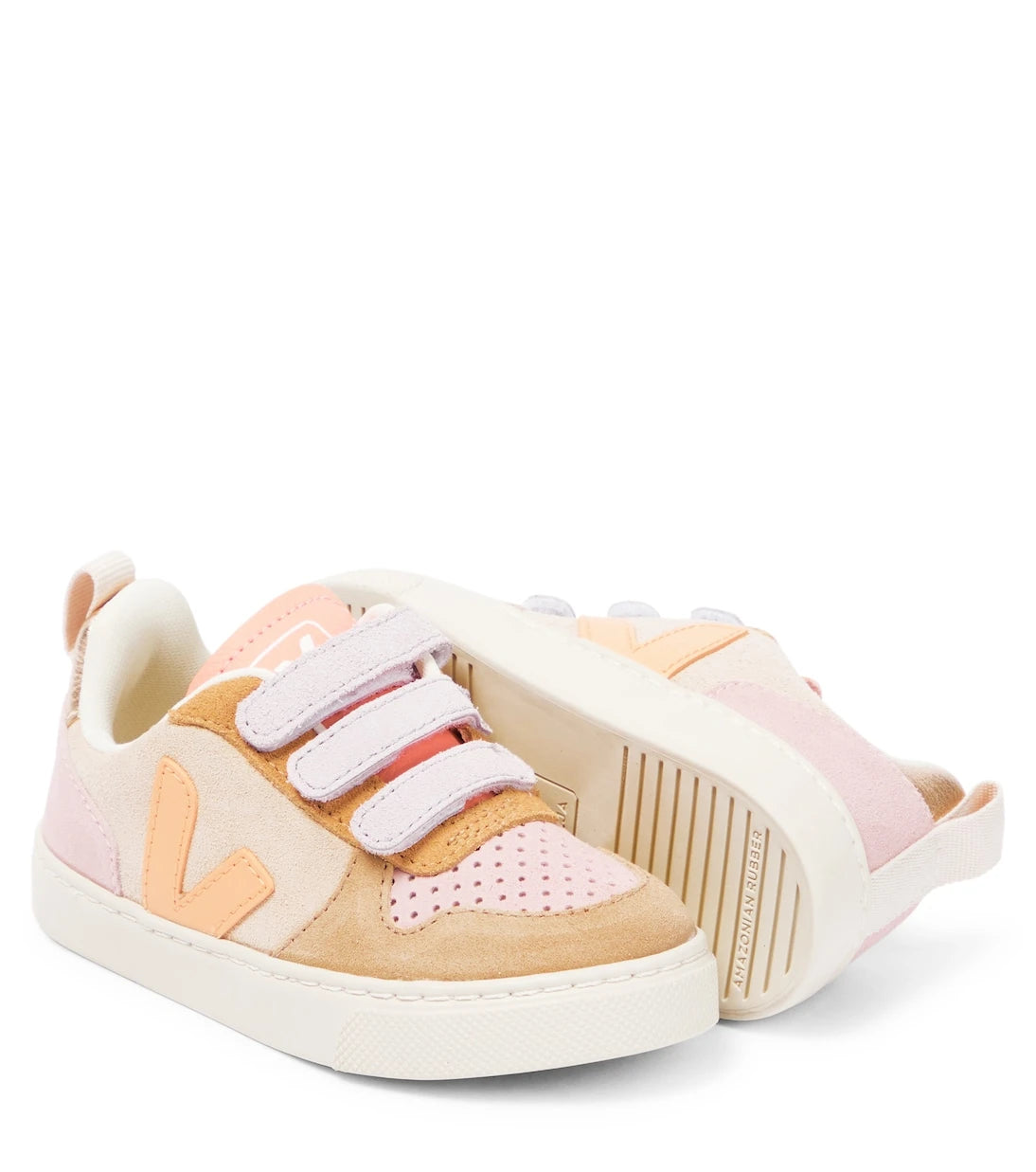 Veja Kids - V-10 suede sneakers