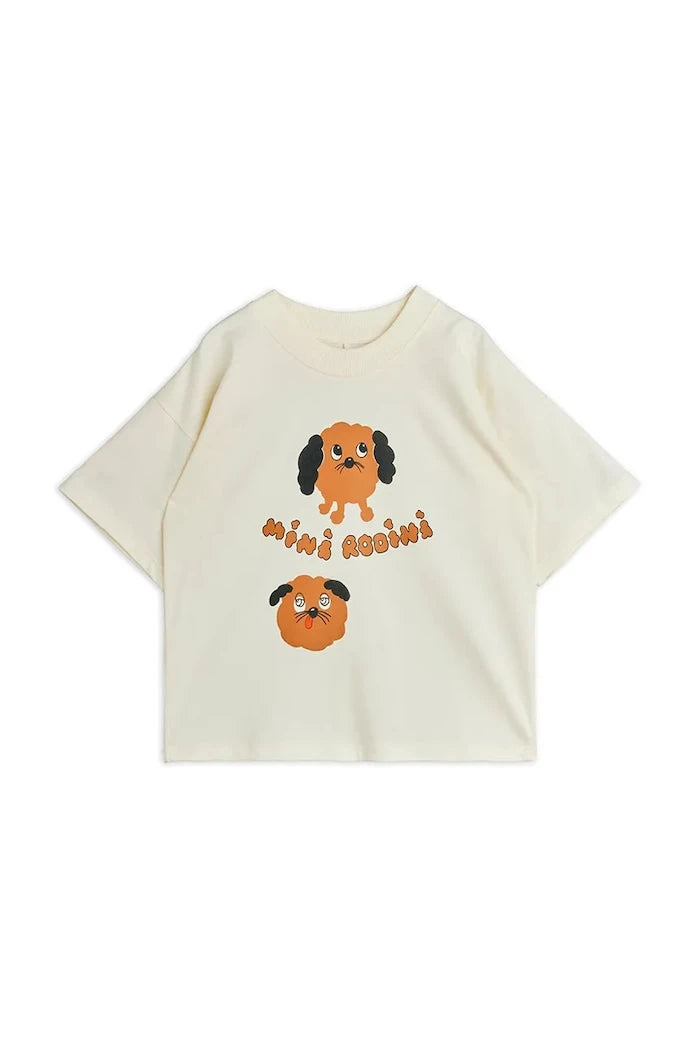 Детска памучна тениска Mini Rodini Doggie