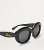 Black Acetate Dawn Oval Sunglasses