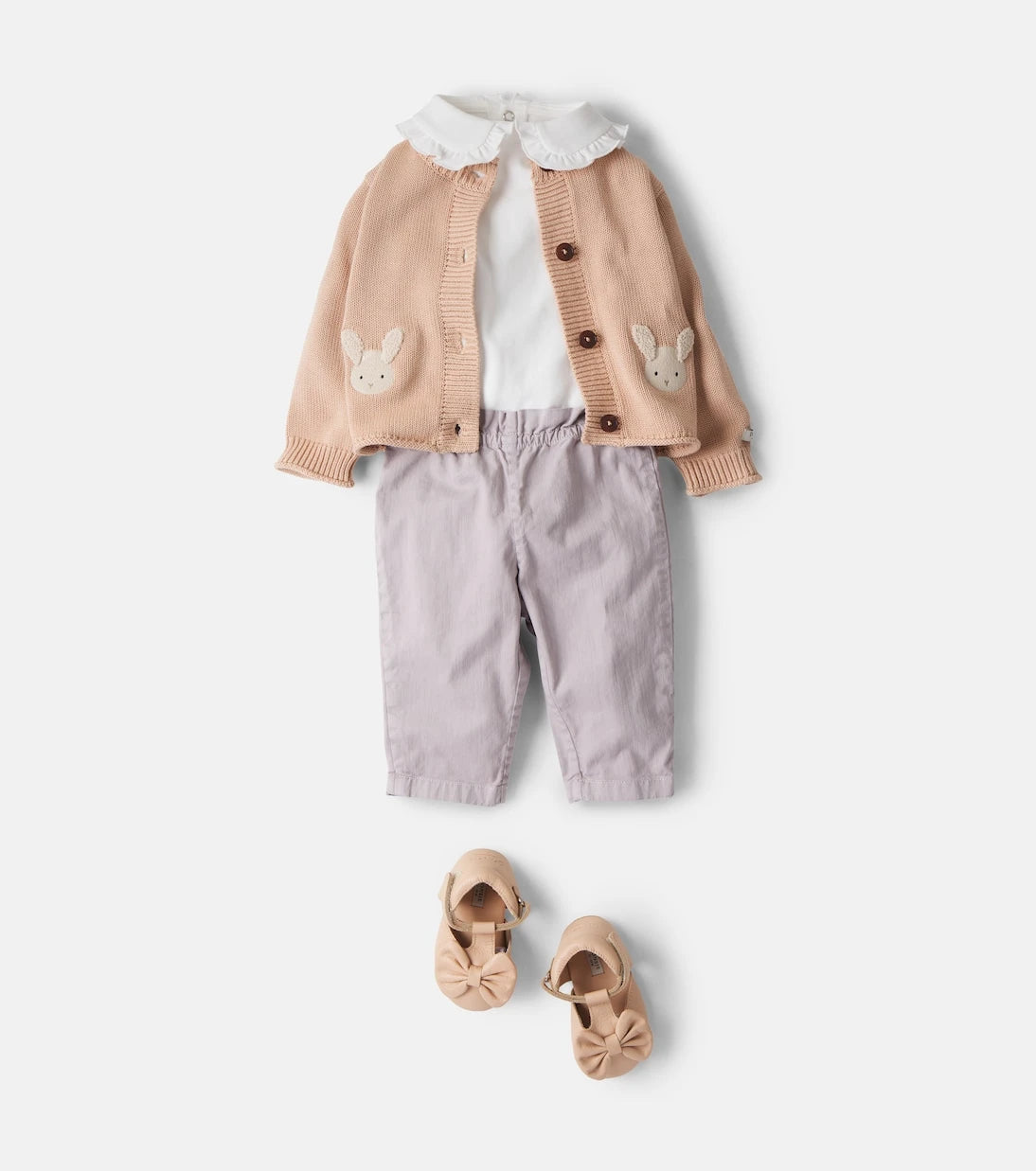 Donsje - Baby Dovie ruffled cotton bodysuit