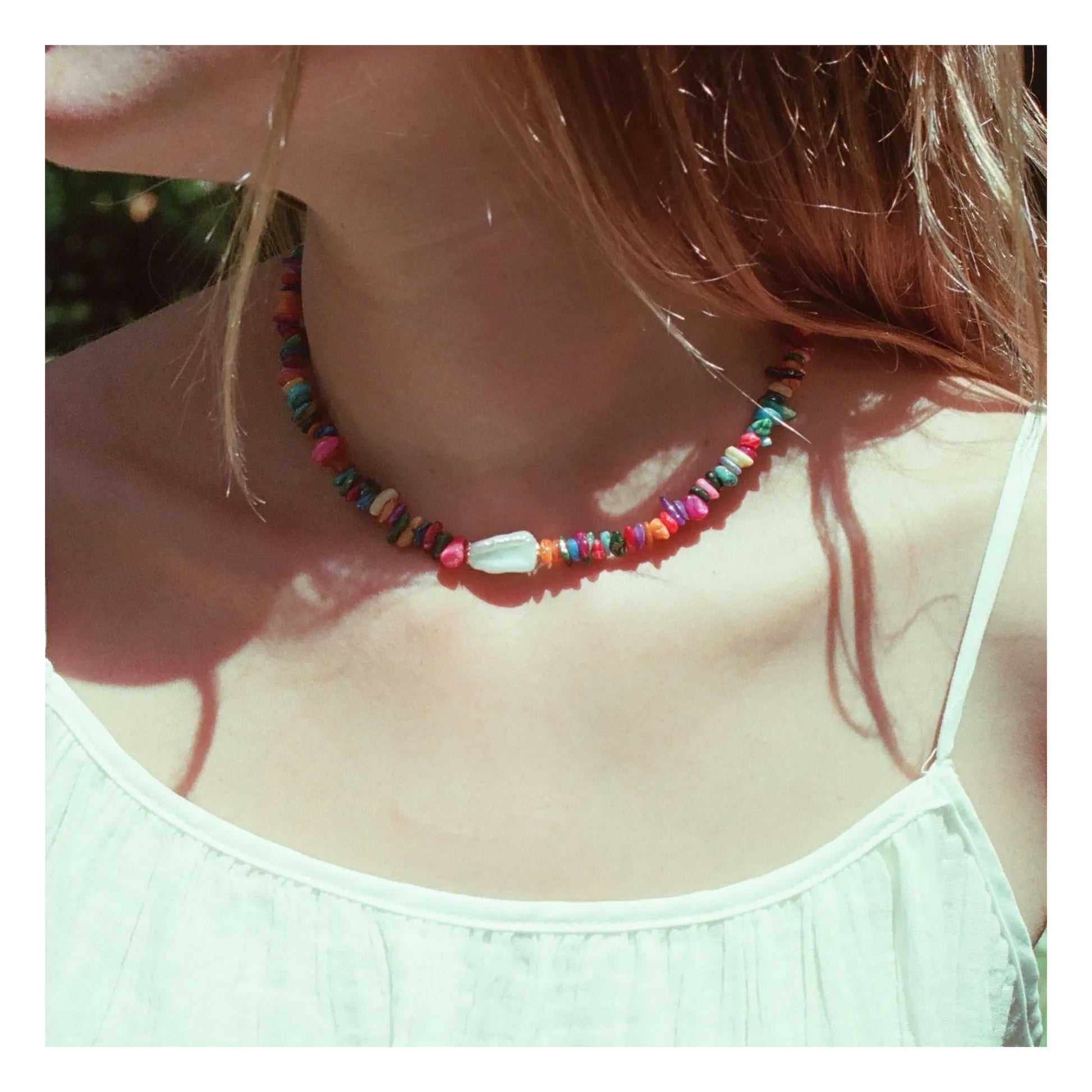 Camille Colette Studio - Palombaggia necklace | Red