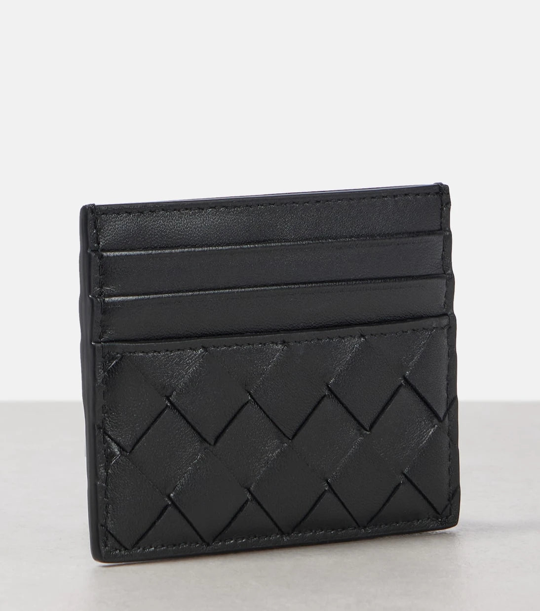 Bottega Veneta - حامل بطاقات جلد إنتريتشياتو