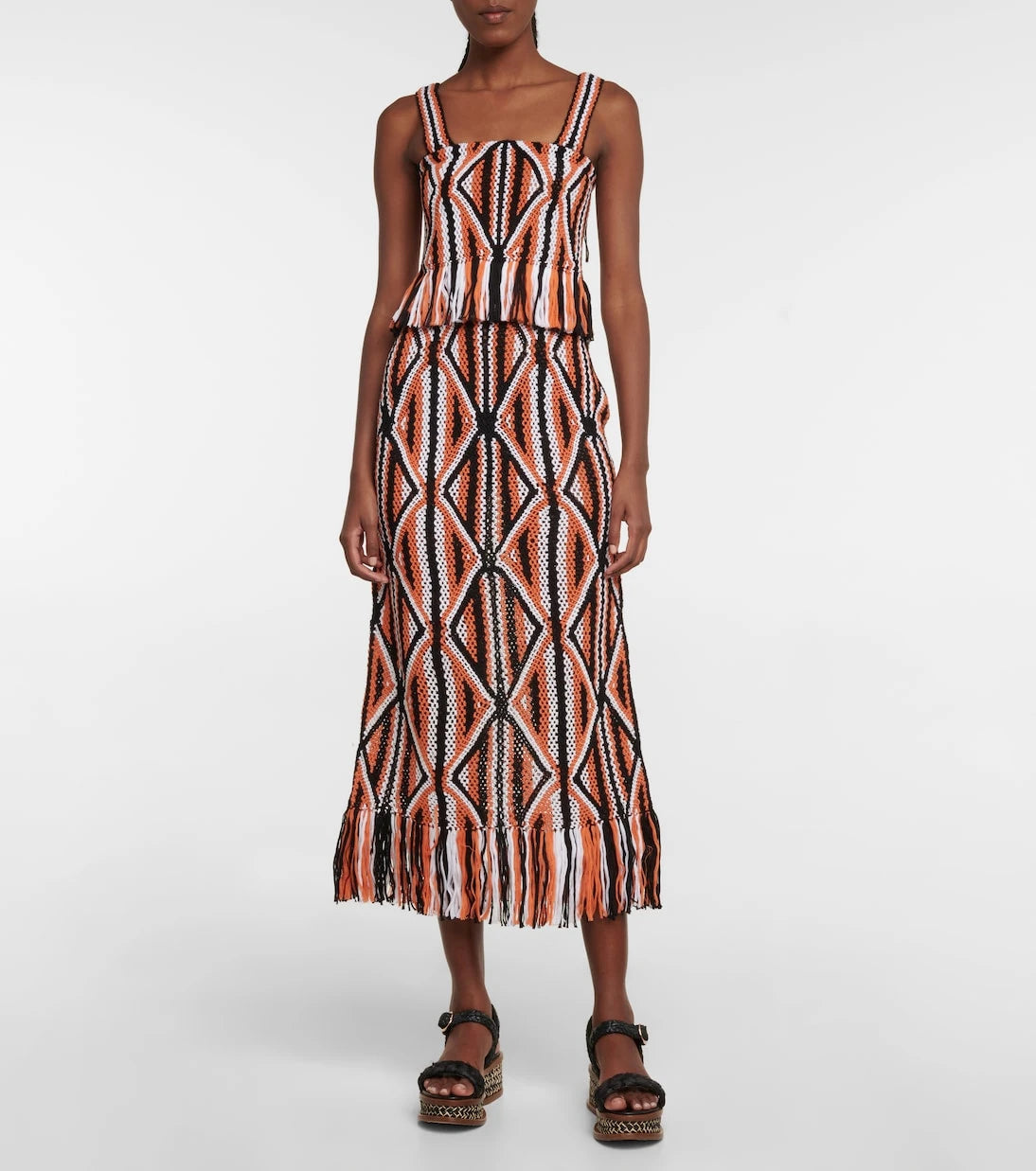 Gabriela Hearst - Amalia macramé tank top