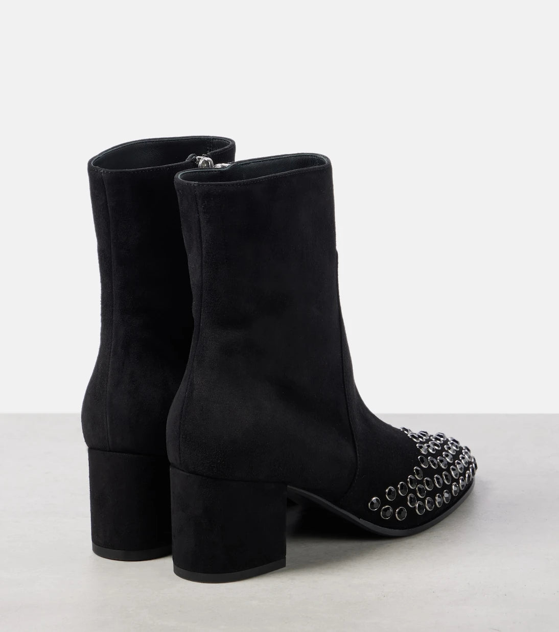 Alaïa - İşlemeli süet bilek bot