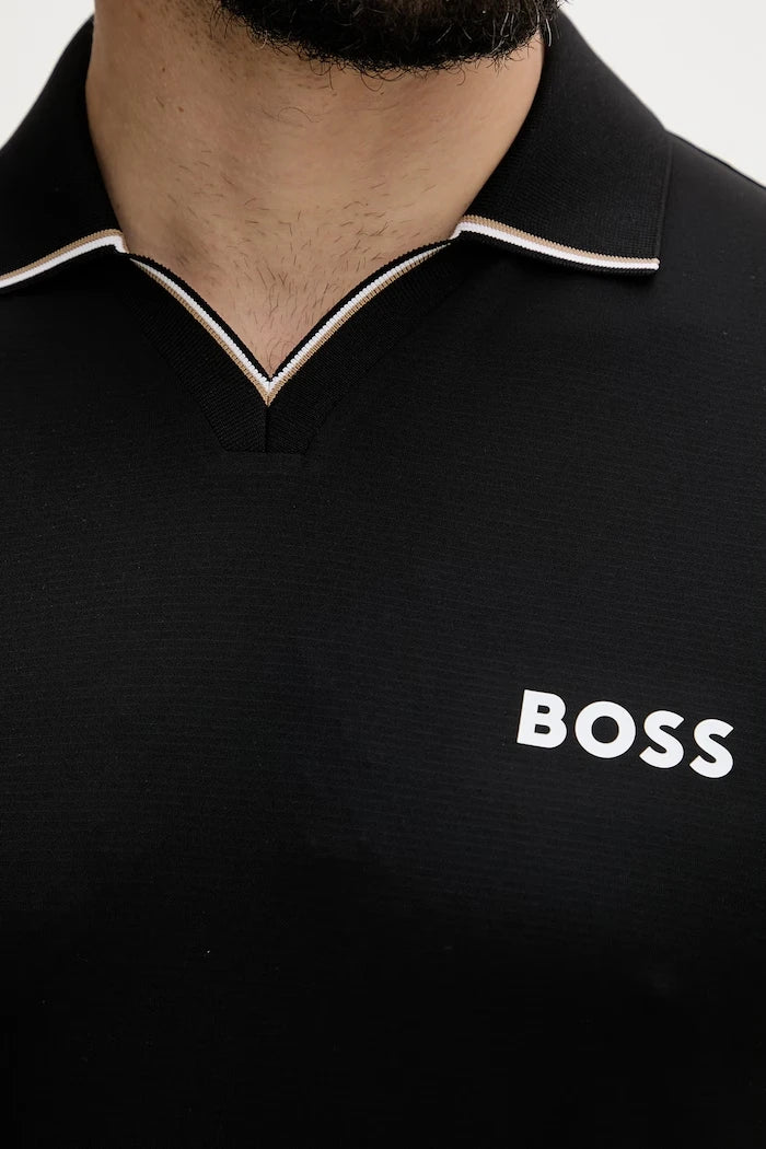 BOSS Green тениска с яка мъжка