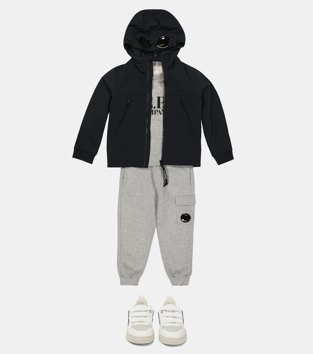 C.P. Company Kids - C.P. Shell-R goggle jacket