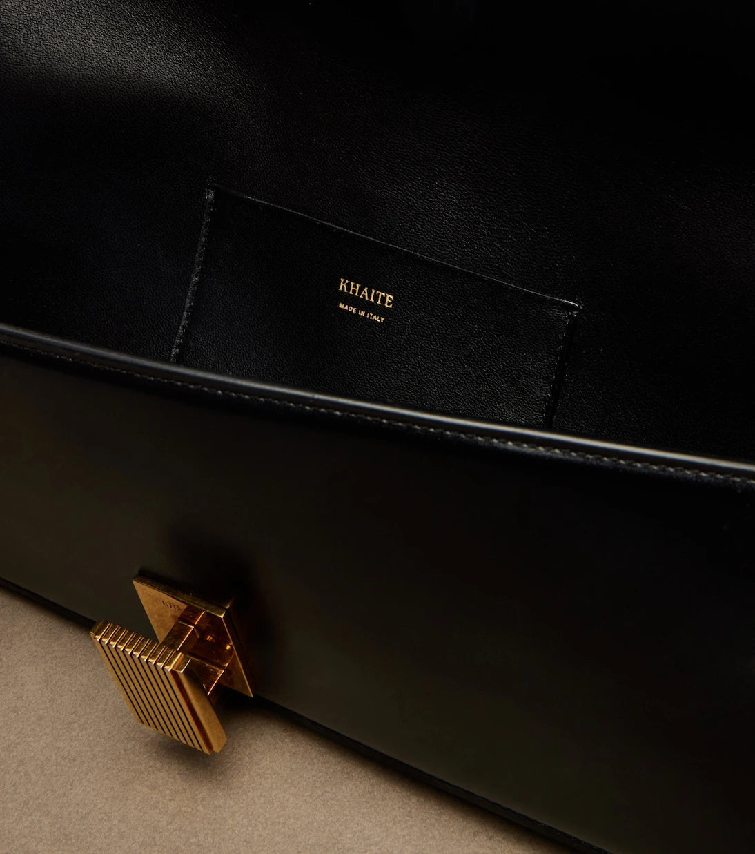 Khaite - Blake leather clutch