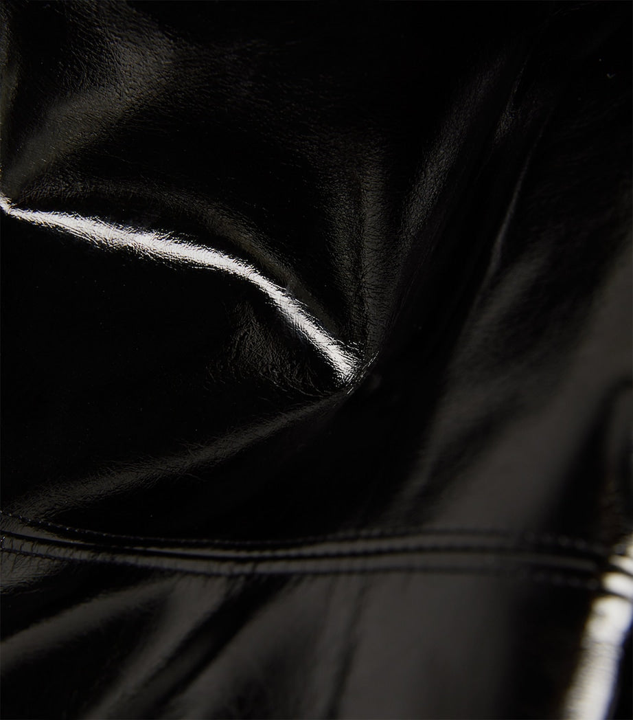 Faux Patent Leather Leggings CLASSIC BLACK