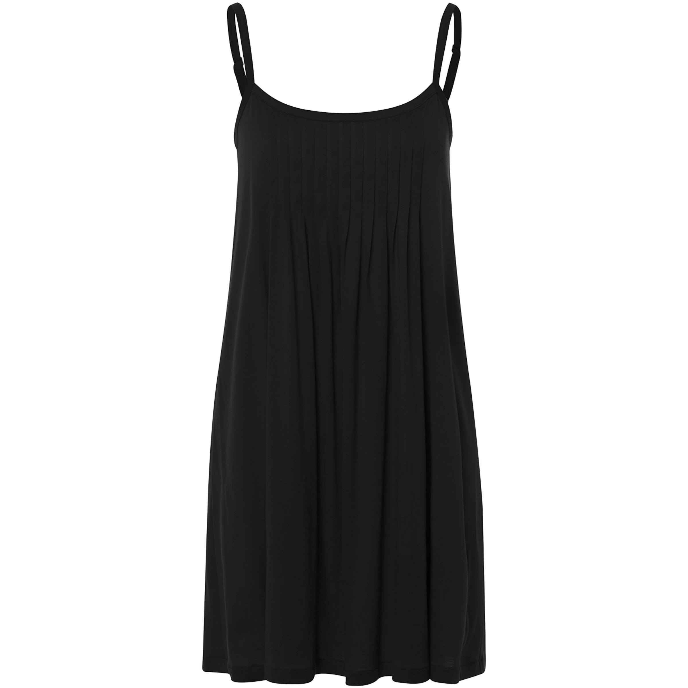Black Cotton Juliet Slip Dress