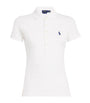 Polo Ralph Lauren White Stretch-Cotton Julie Polo Shirt