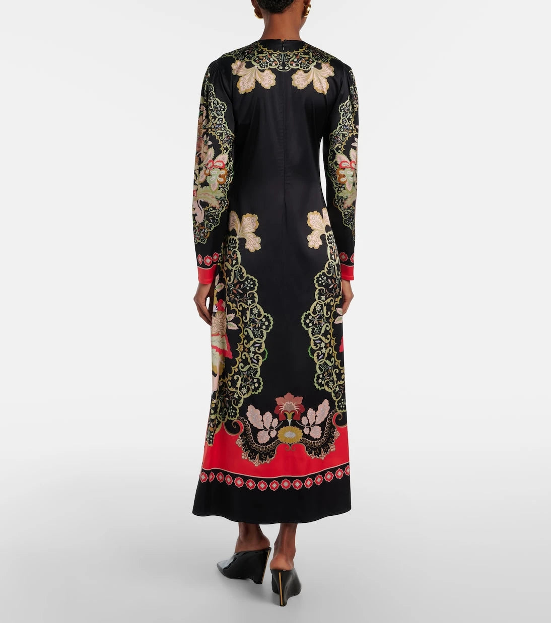 La DoubleJ - Cornucopia Placée ruffled maxi dress