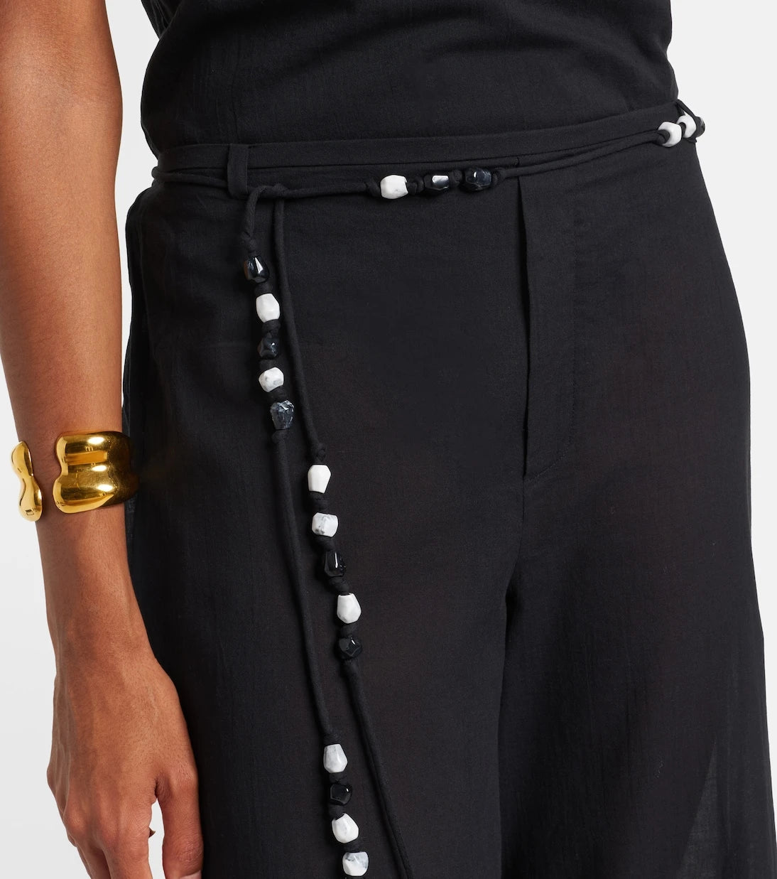 SIR - Azura cotton wide-leg pants