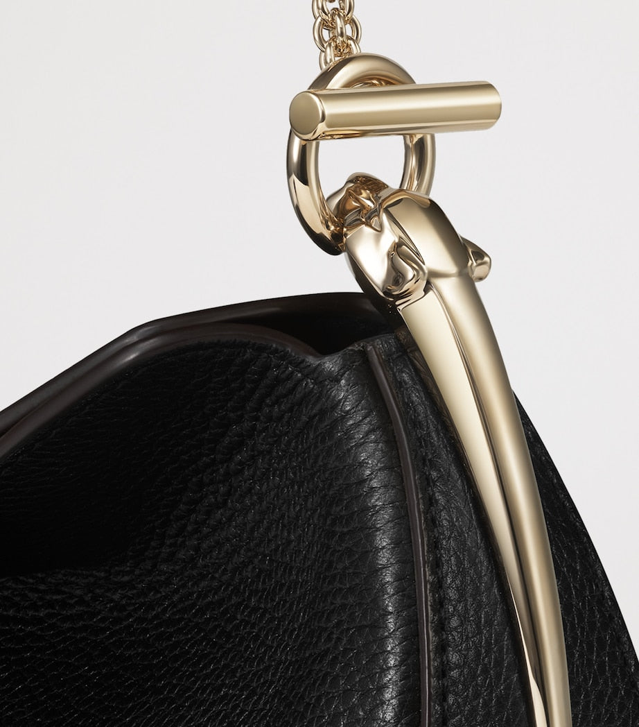 Cartier Mini Leather Panthère Hobo Shoulder Bag
