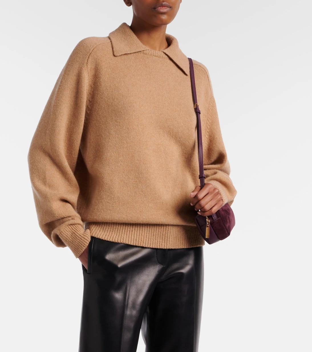 Khaite - Jackson wool and cashmere polo sweater