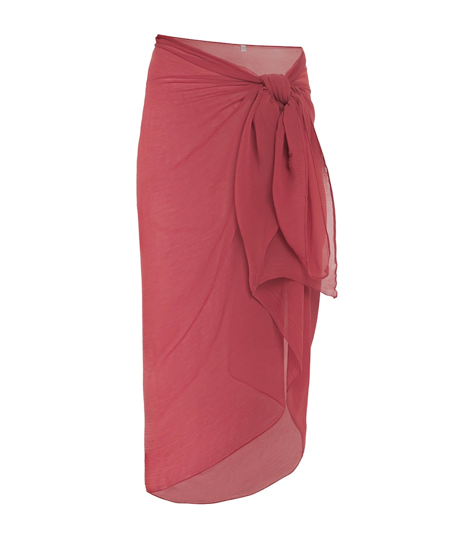 AWAY THAT DAY Burgundy Santorini Sarong