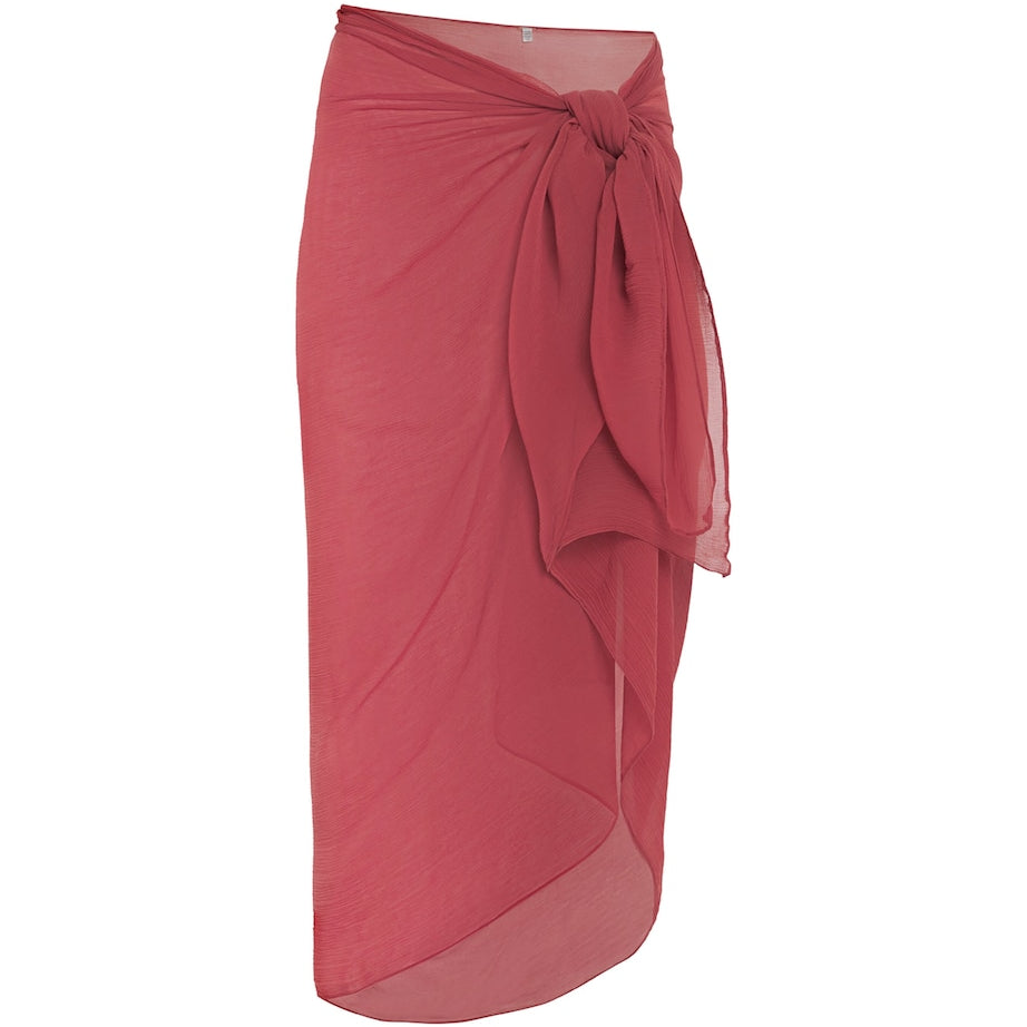 AWAY THAT DAY Burgundy Santorini Sarong
