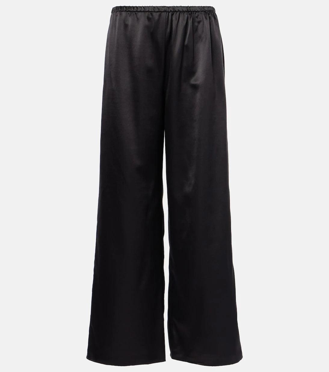 Asceno - Austin silk and wool wide-leg pants