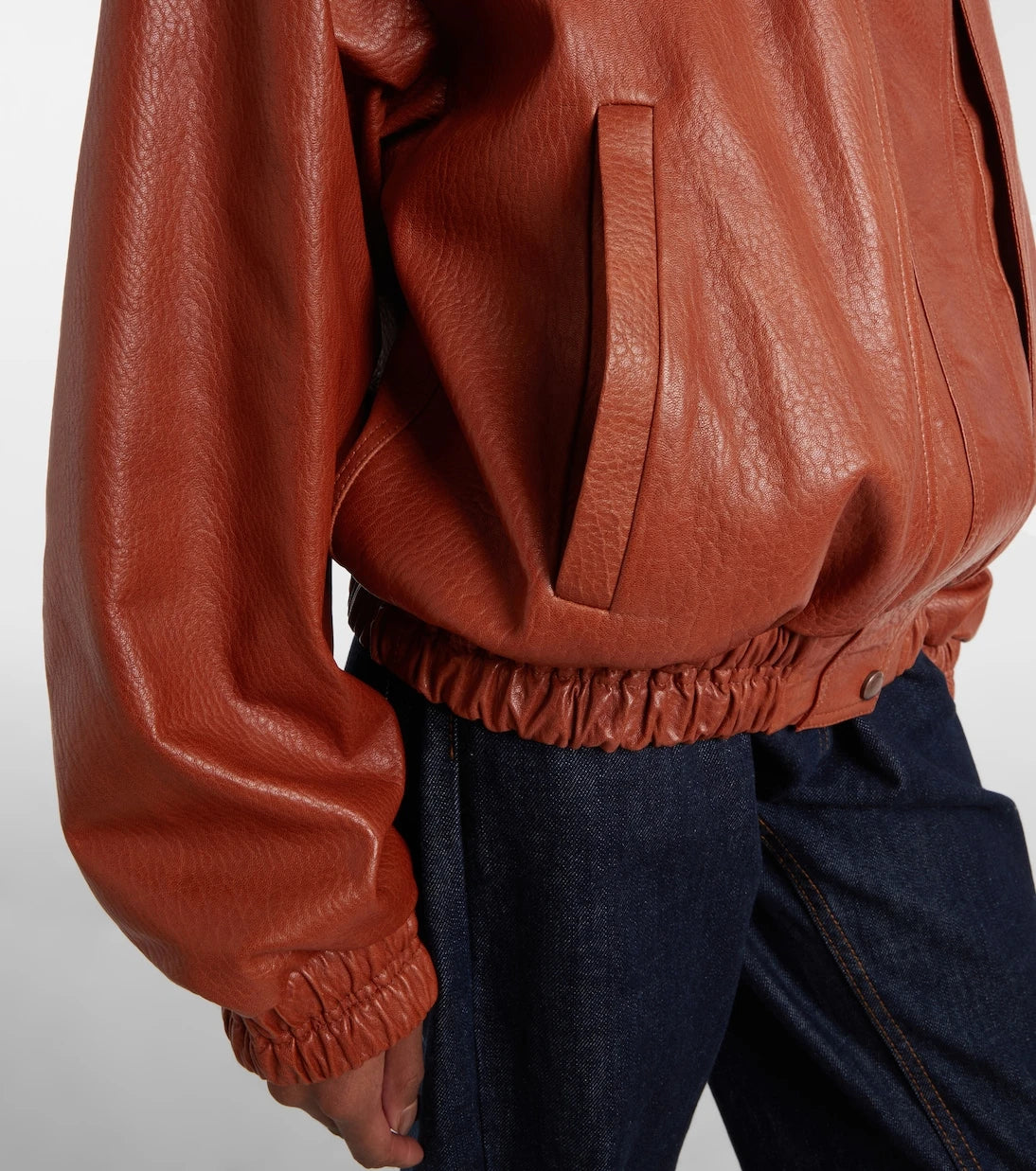 Magda Butrym - Leather blouson jacket