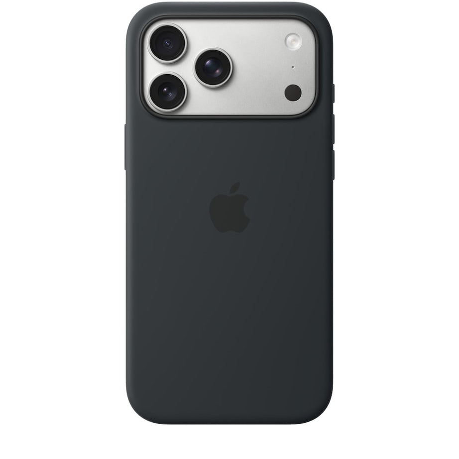 Black Silicone iPhone 17 Pro MagSafe Case