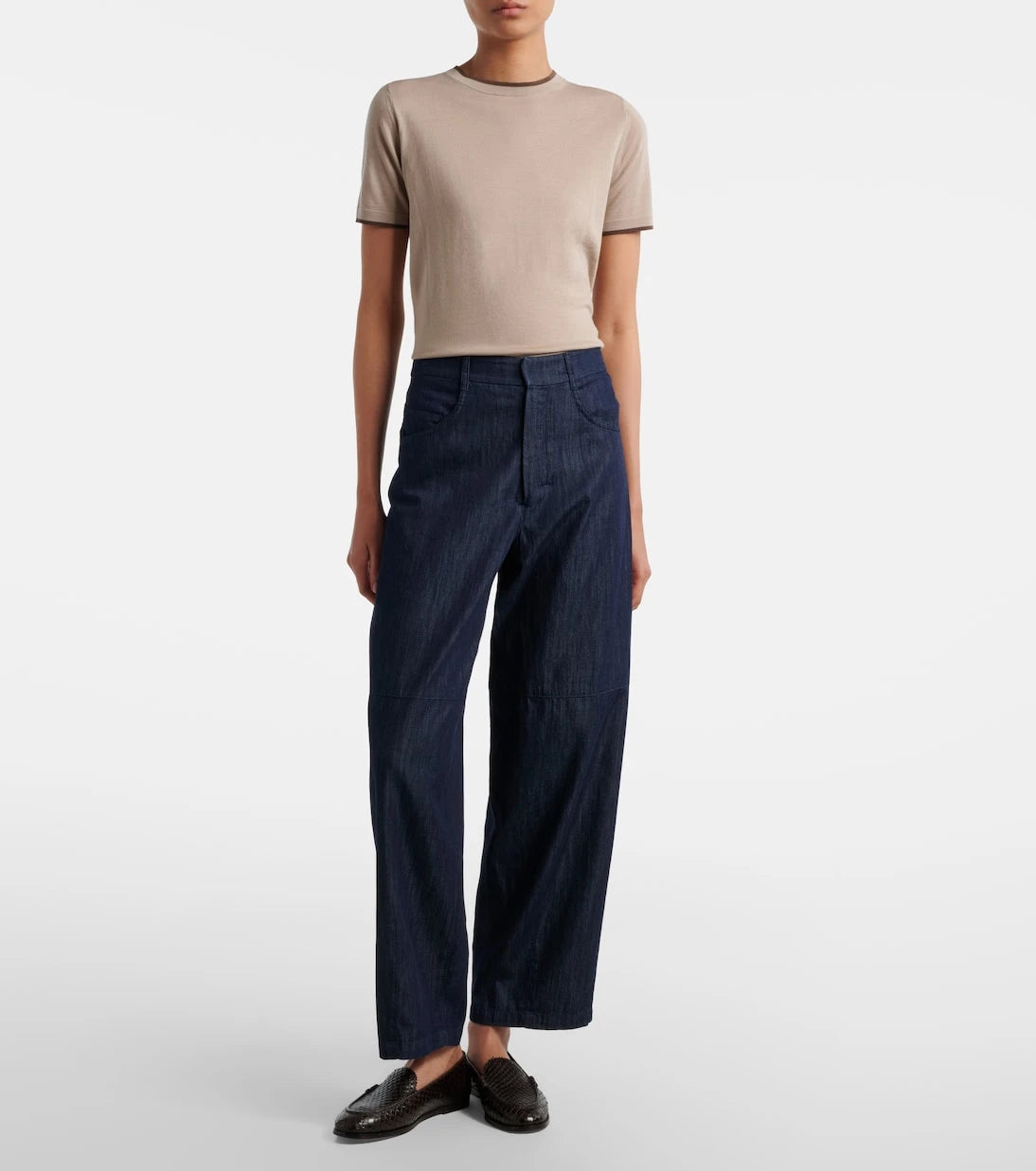 'S Max Mara - Mid-rise barrel-leg jeans