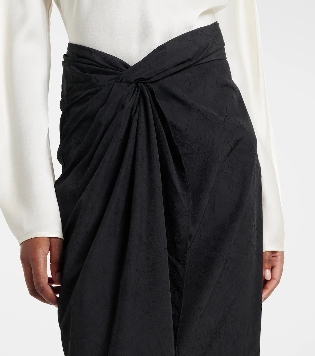 Róhe - Gathered midi skirt