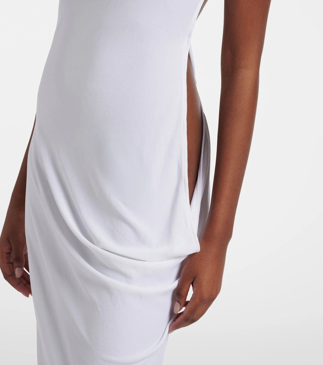Jacquemus - The Sole cutout jersey midi dress