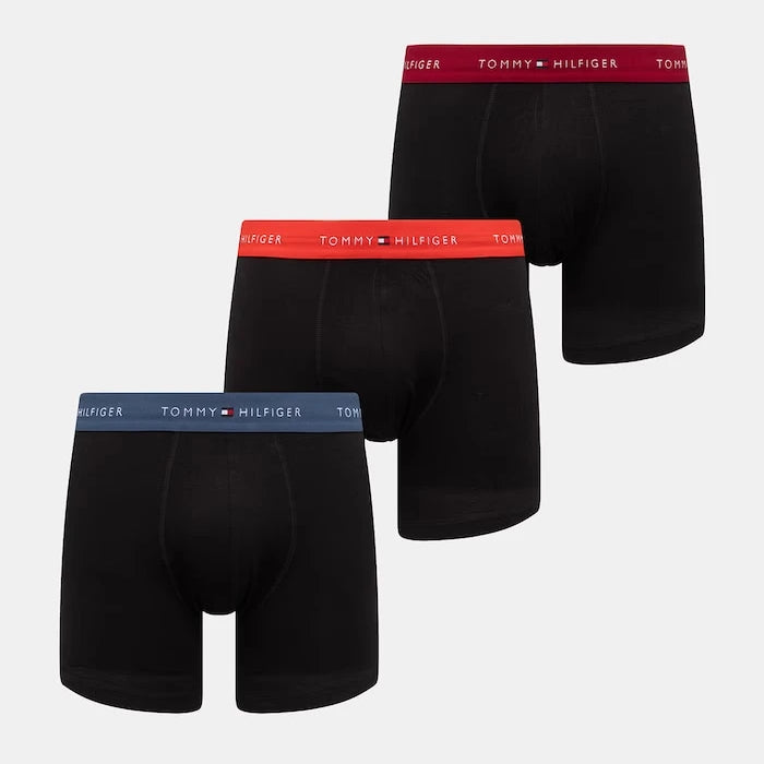 Tommy Hilfiger erkek pamuklu elastan boxer 3'lü
