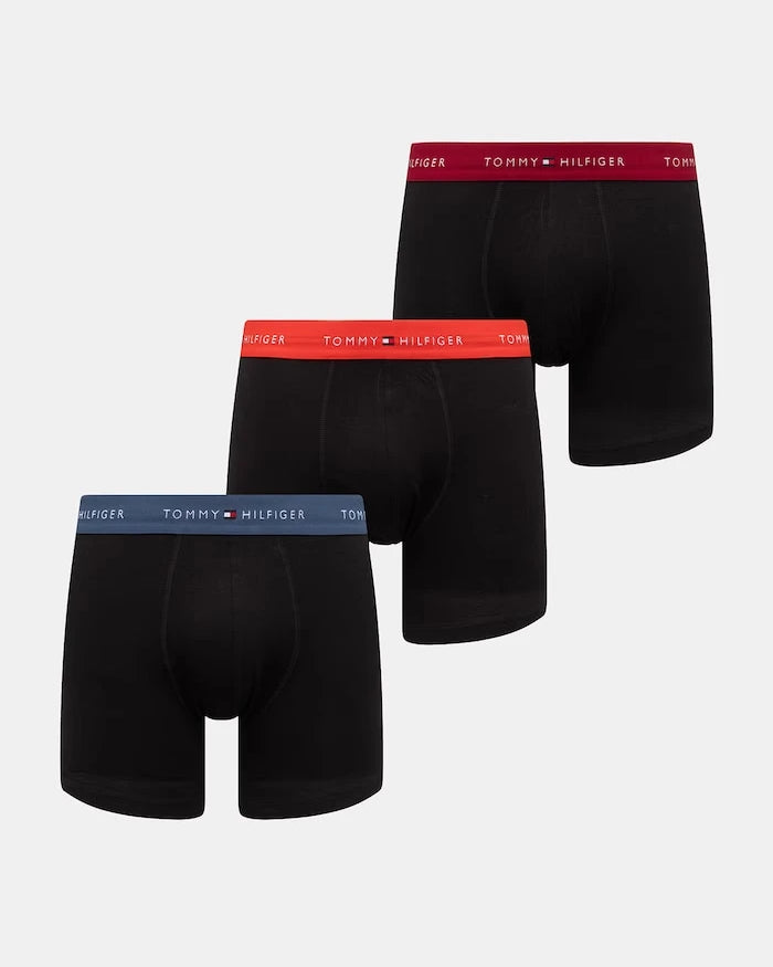 Tommy Hilfiger erkek pamuklu elastan boxer 3'lü