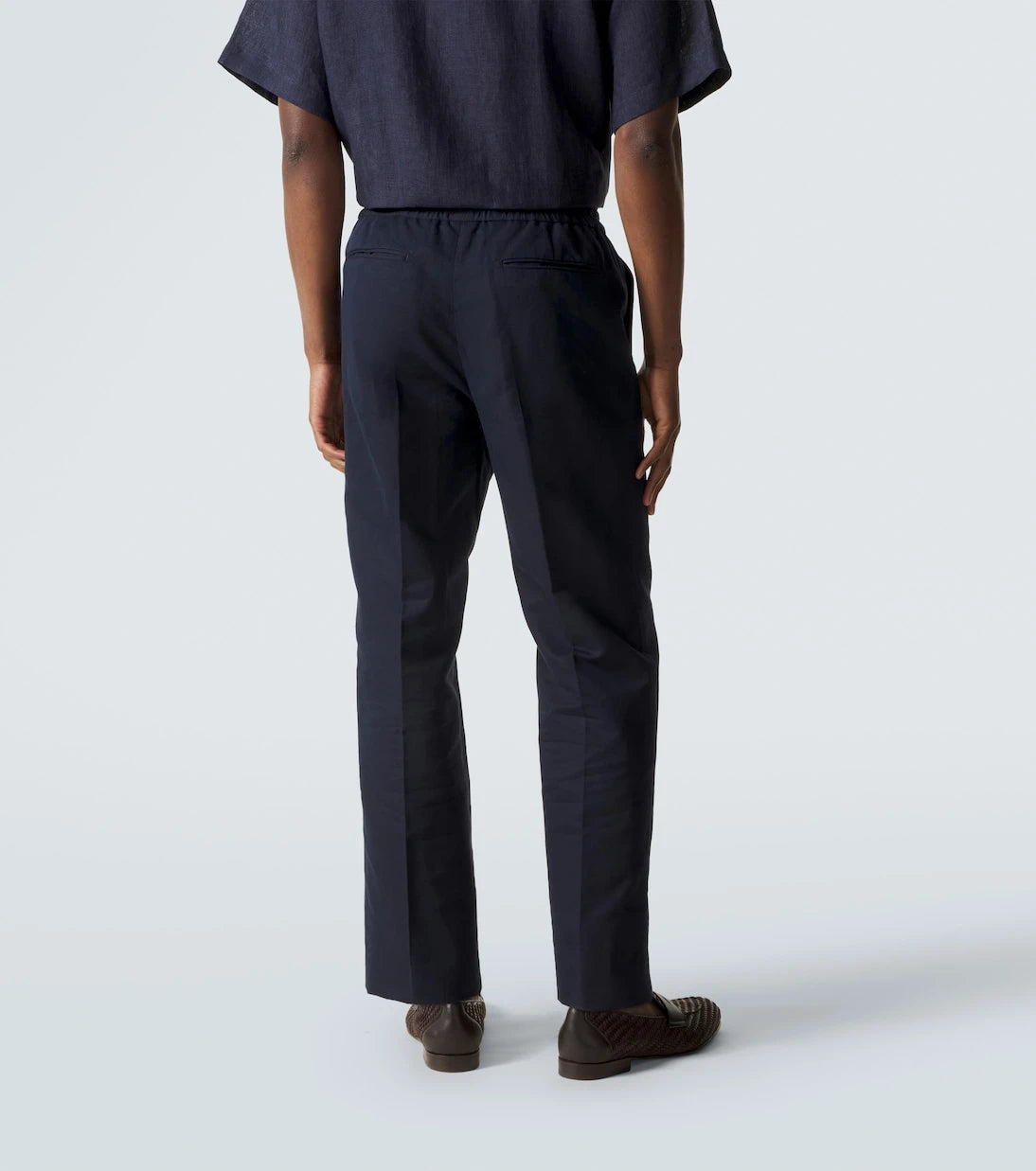 Brioni - Asolo linen and cotton straight pants