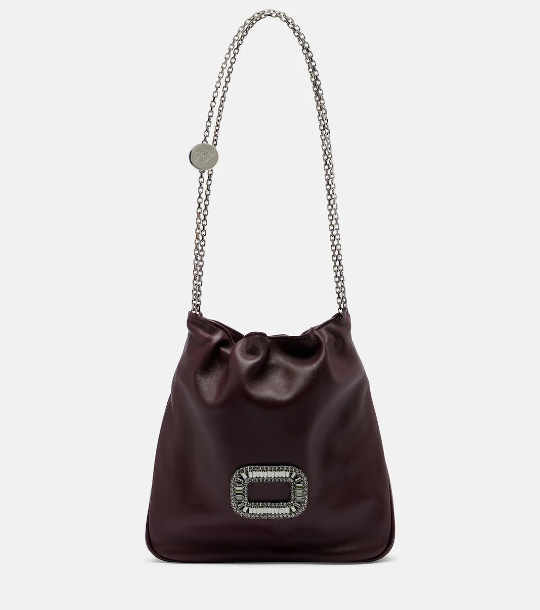 Roger Vivier - Pilgrim Mini leather bucket bag