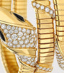 Yellow Gold and Diamond Serpenti Tubogas Bracelet