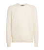 Polo Ralph Lauren Beige Cashmere Cable-Knit Sweater