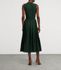 Ralph Lauren Collection Green Linen Sleeveless Midi Dress