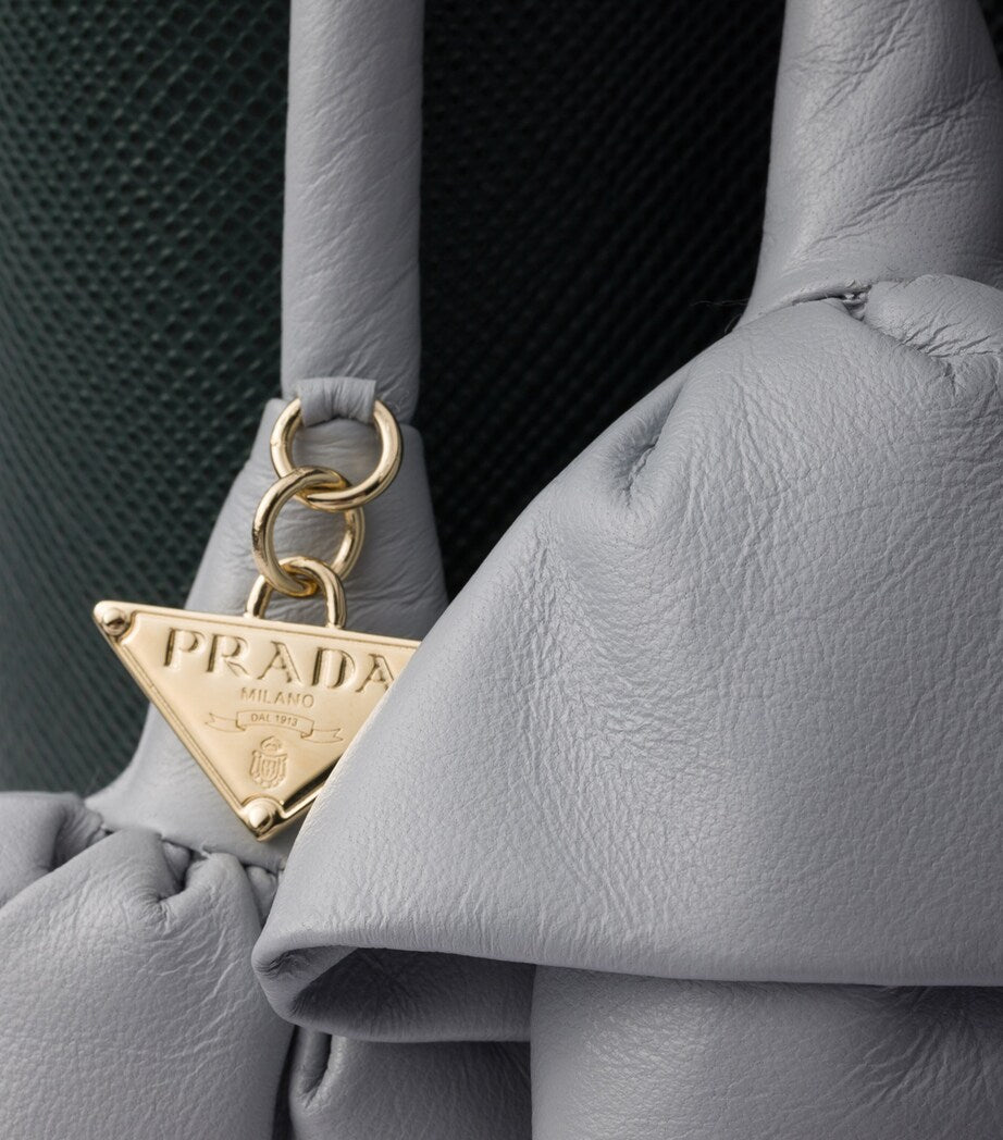Prada Green Mini Saffiano Leather Panier Top-Handle Bag