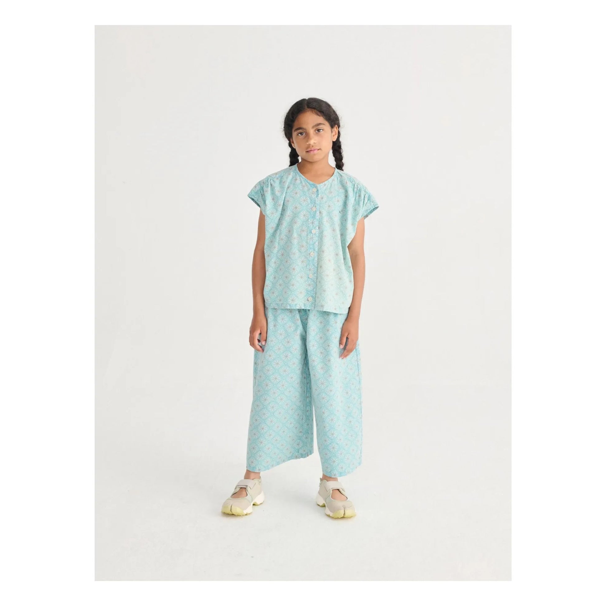 Bobo Choses - Organic Cotton Daisy Skort | Light Blue