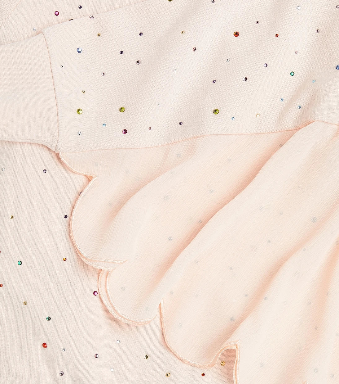Stella McCartney Kids - Embellished cotton sweatshirt