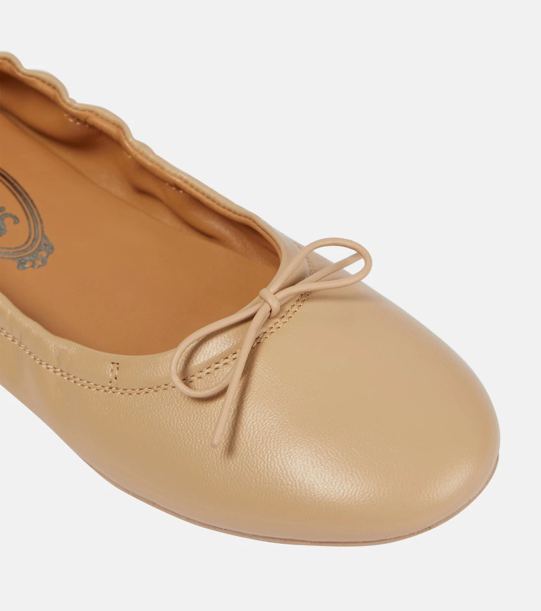 Tod's - Bubble leather ballet flats