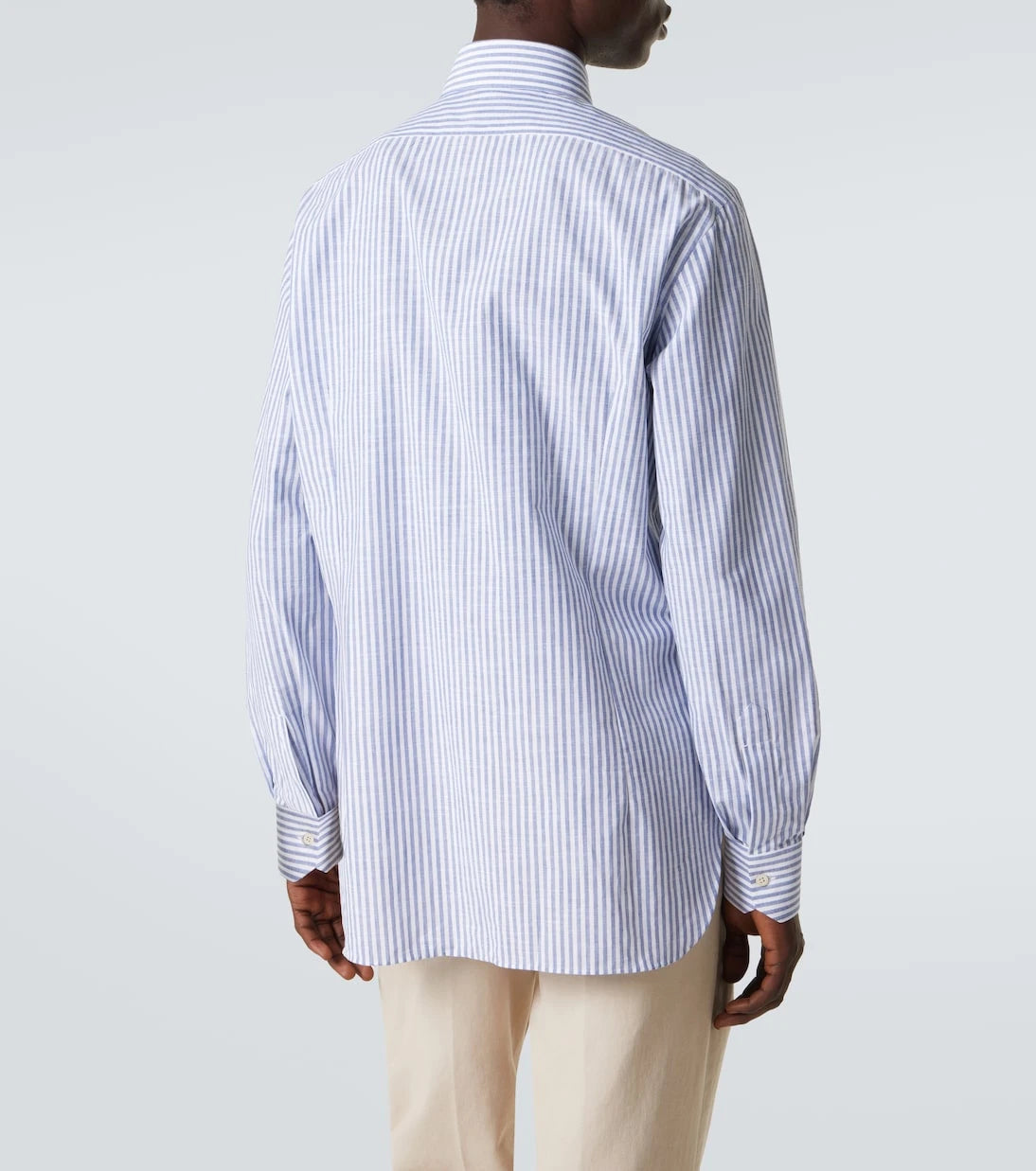Kiton - Striped cotton shirt