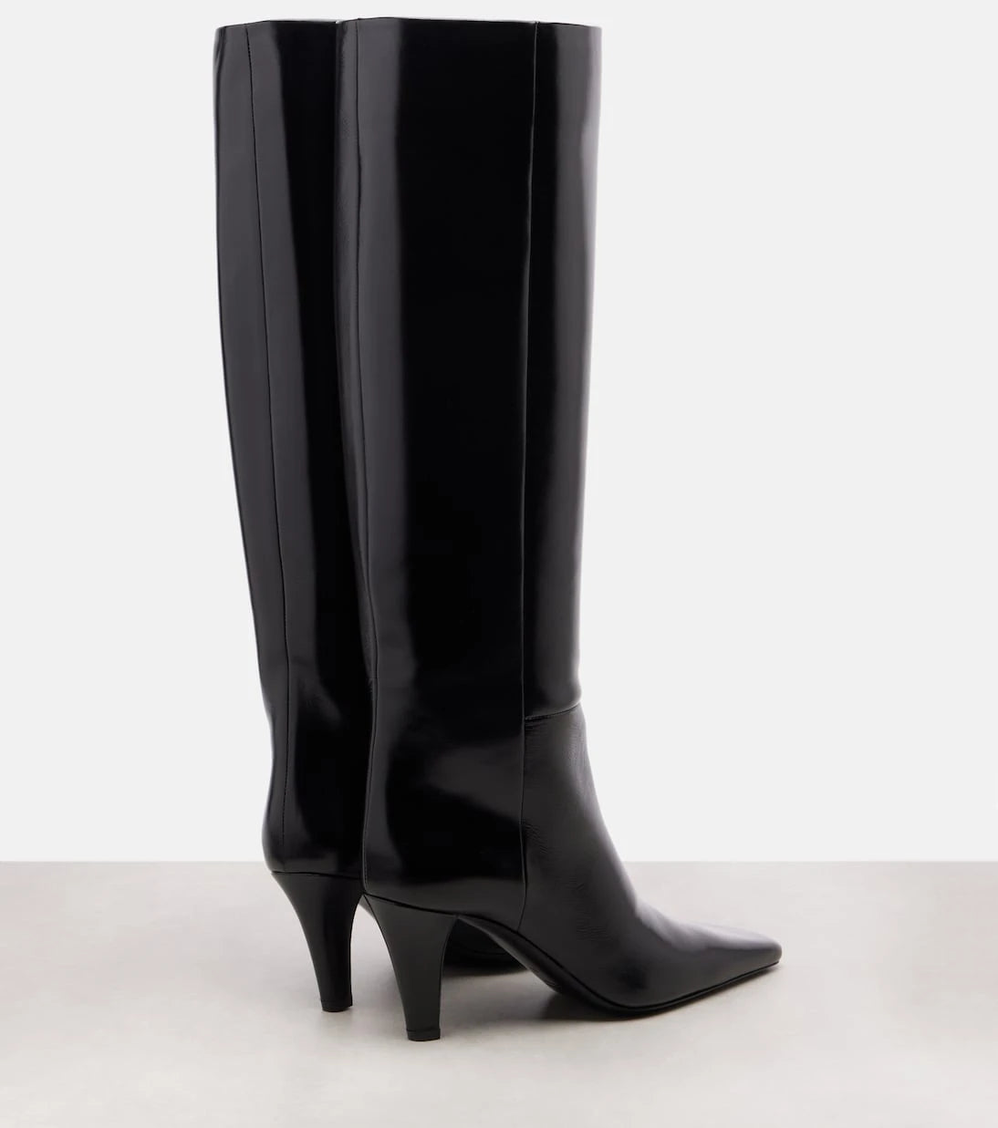 Saint Laurent - Jill 75 leather knee-high boots