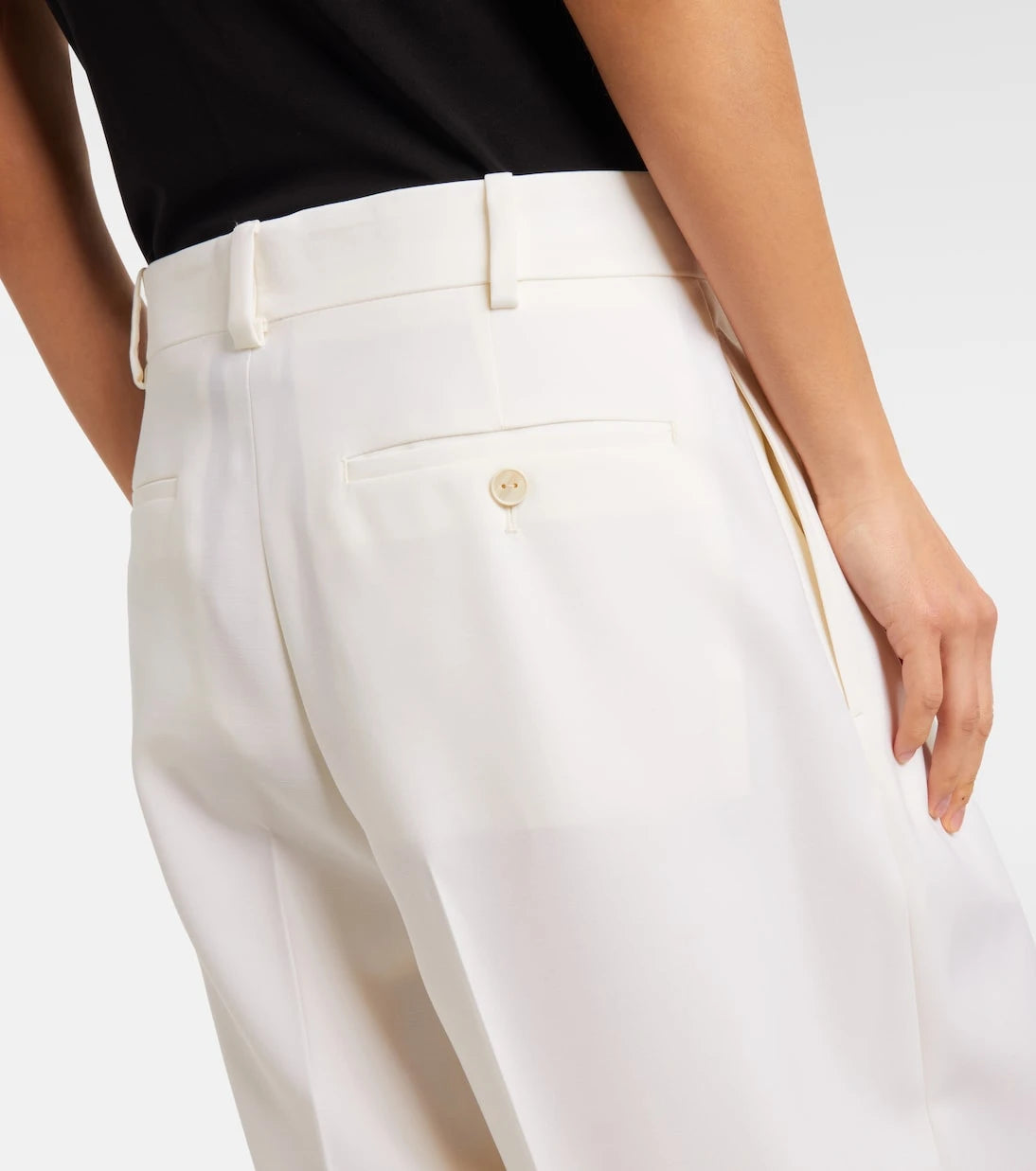 Calvin Klein Collection - Alexandra pleated wool wide-leg pants
