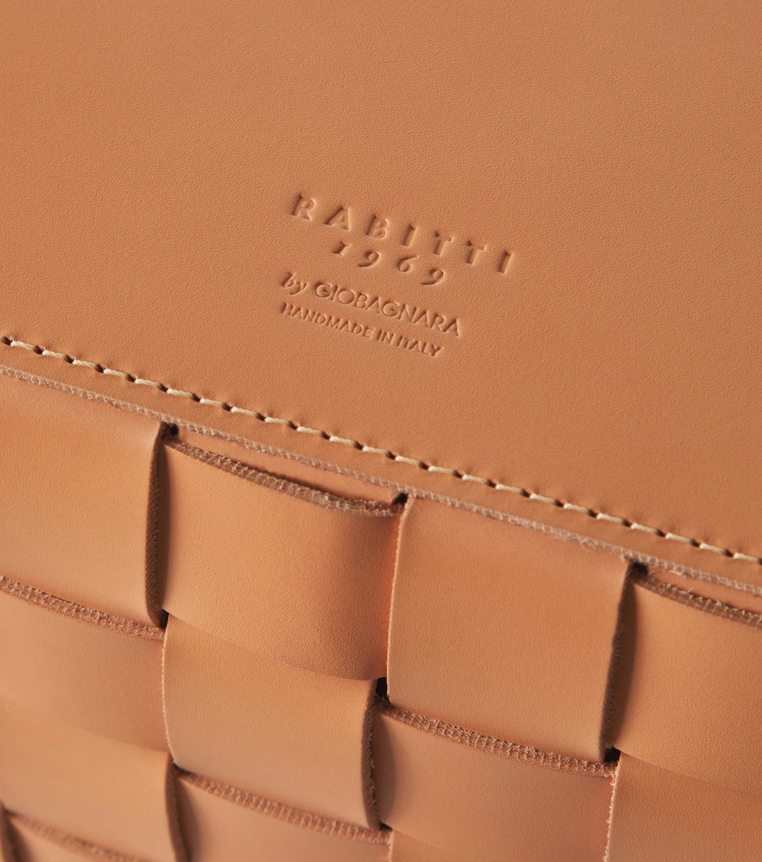 Giobagnara - Mondina Small woven leather basket