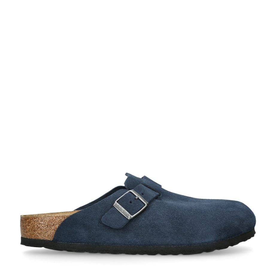 Suede Boston Clogs